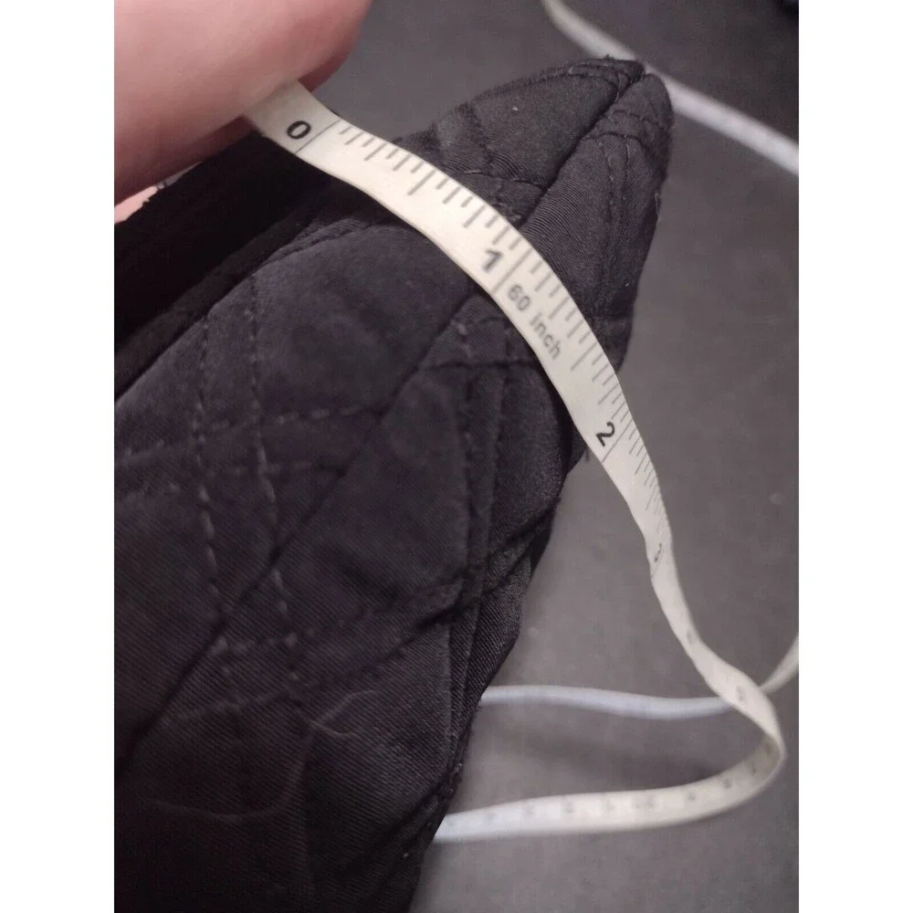 Vera Bradley black quilted handbag